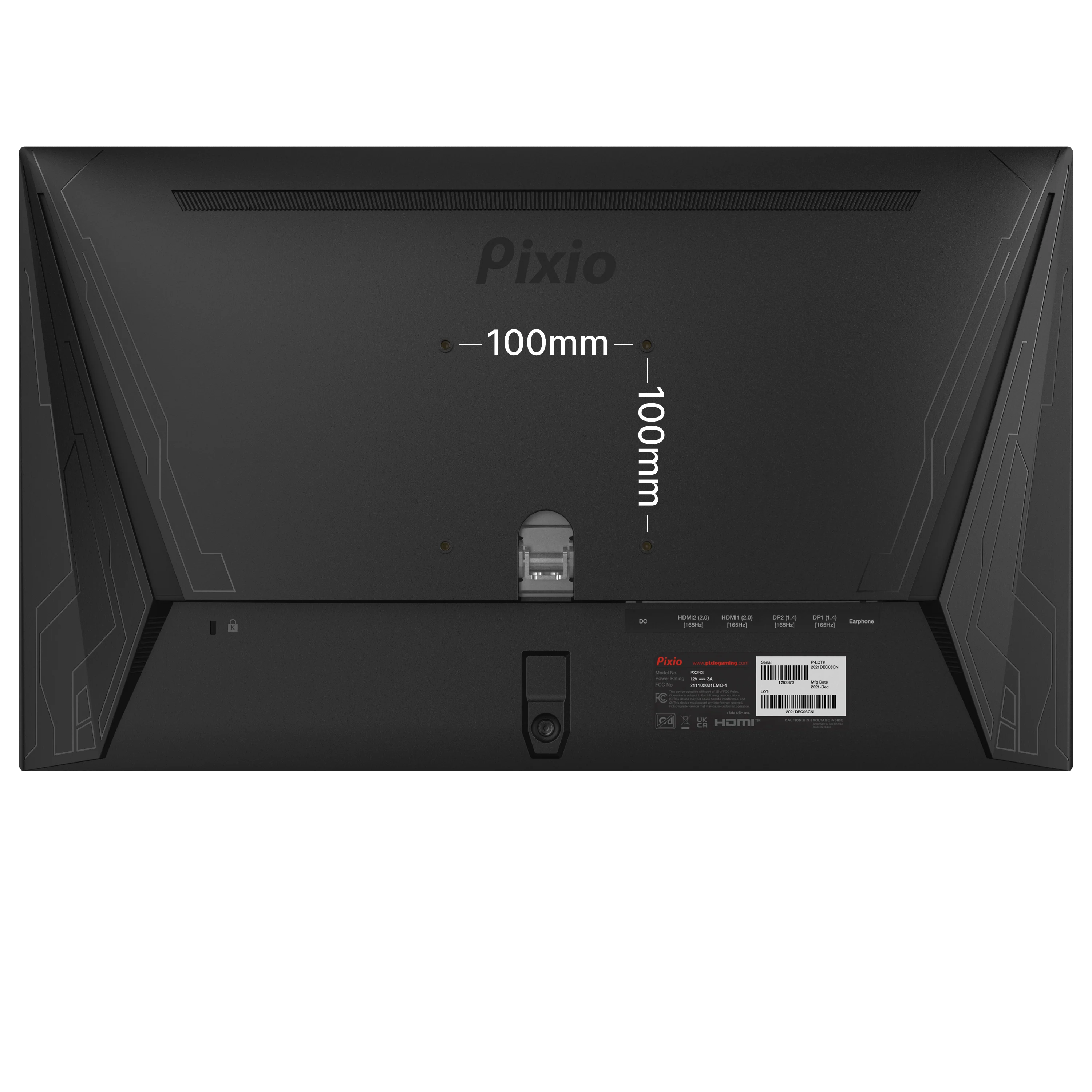 PX243 Gaming Monitor 24in - Certified Refurbished - Image 3