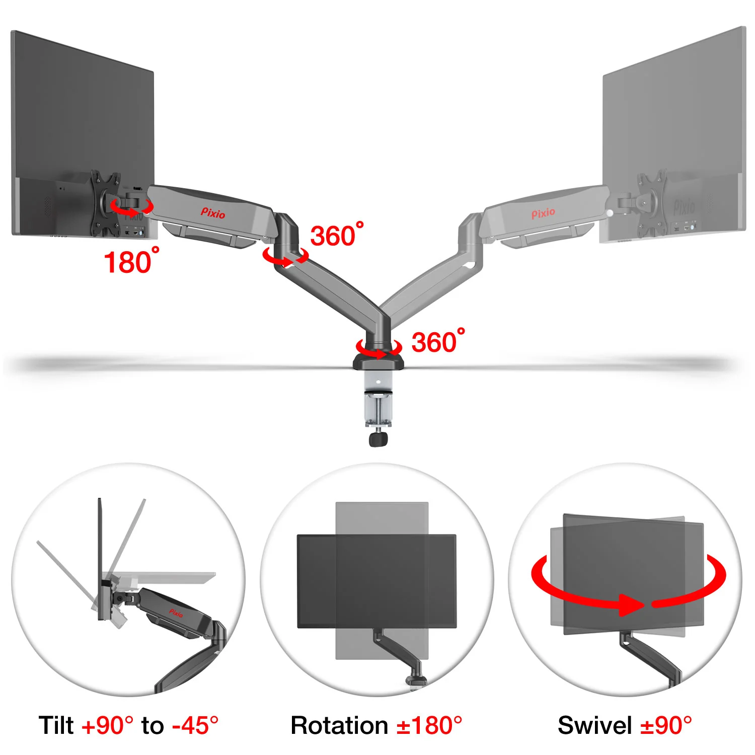 PS1D Dual Monitor Arm Mount - Image 6