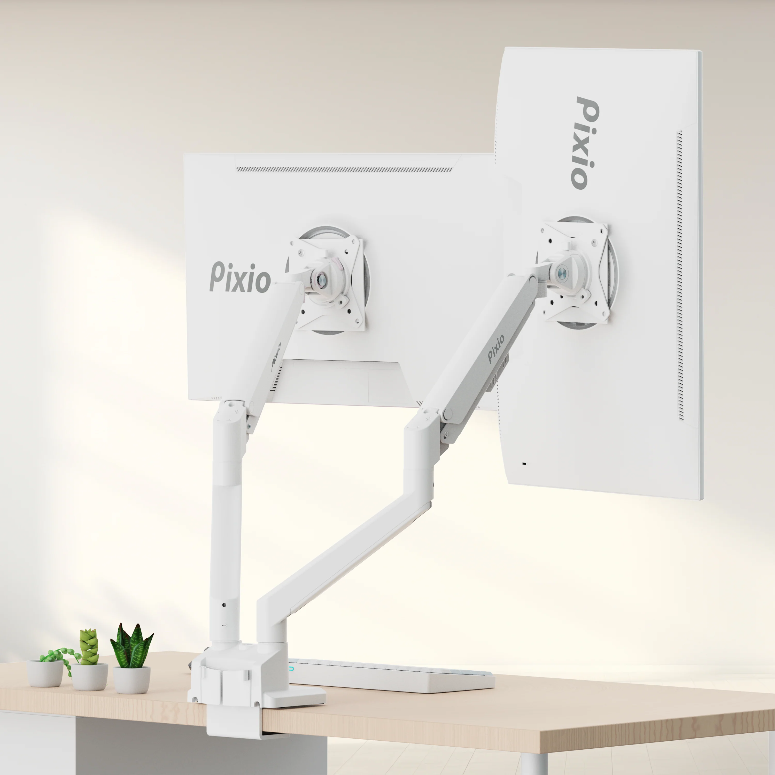 PS1D Wave Premium Dual Monitor Stand - Image 2