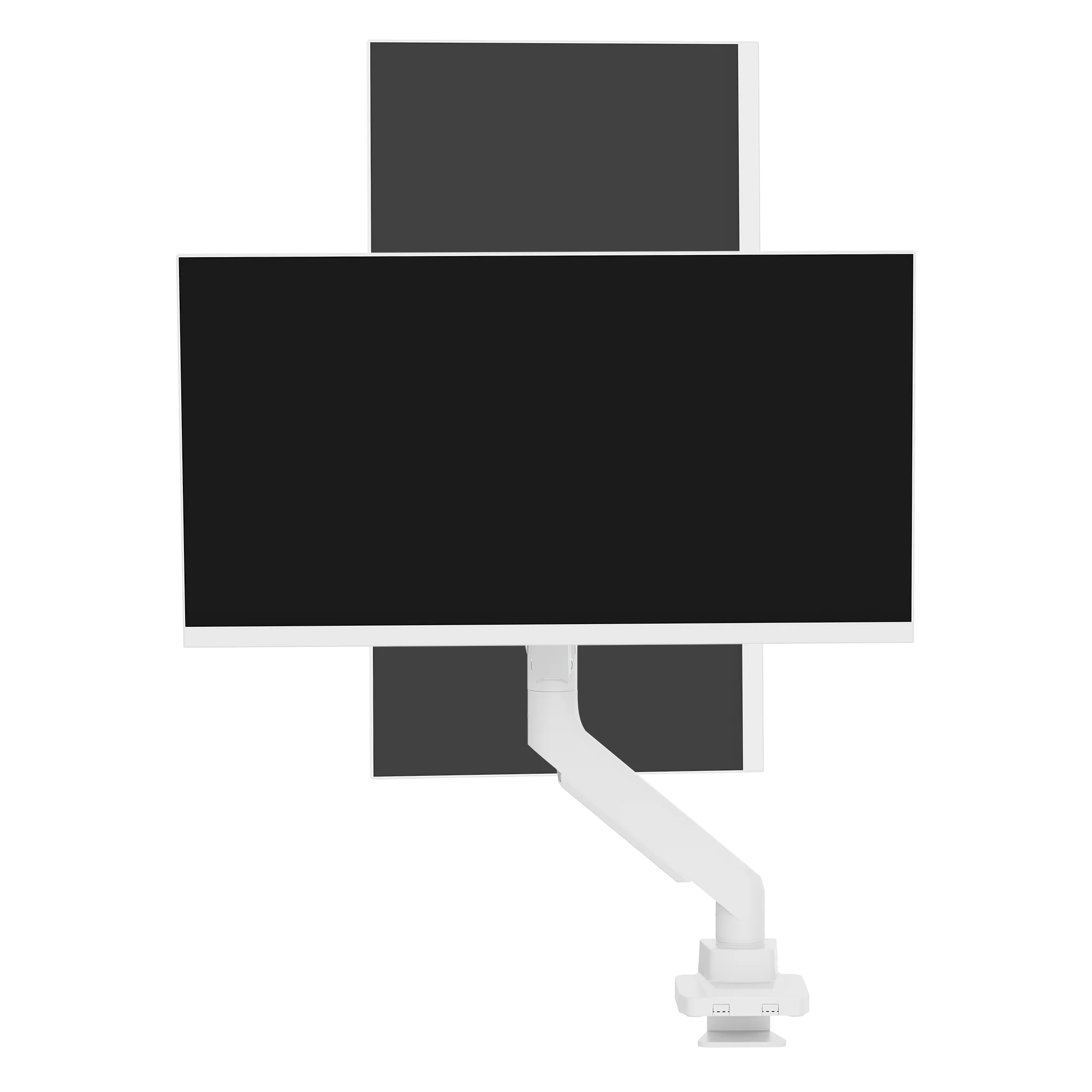 PS2S White Heavy-Duty Single Monitor Arm Mount - Certified Refurbished - Image 4
