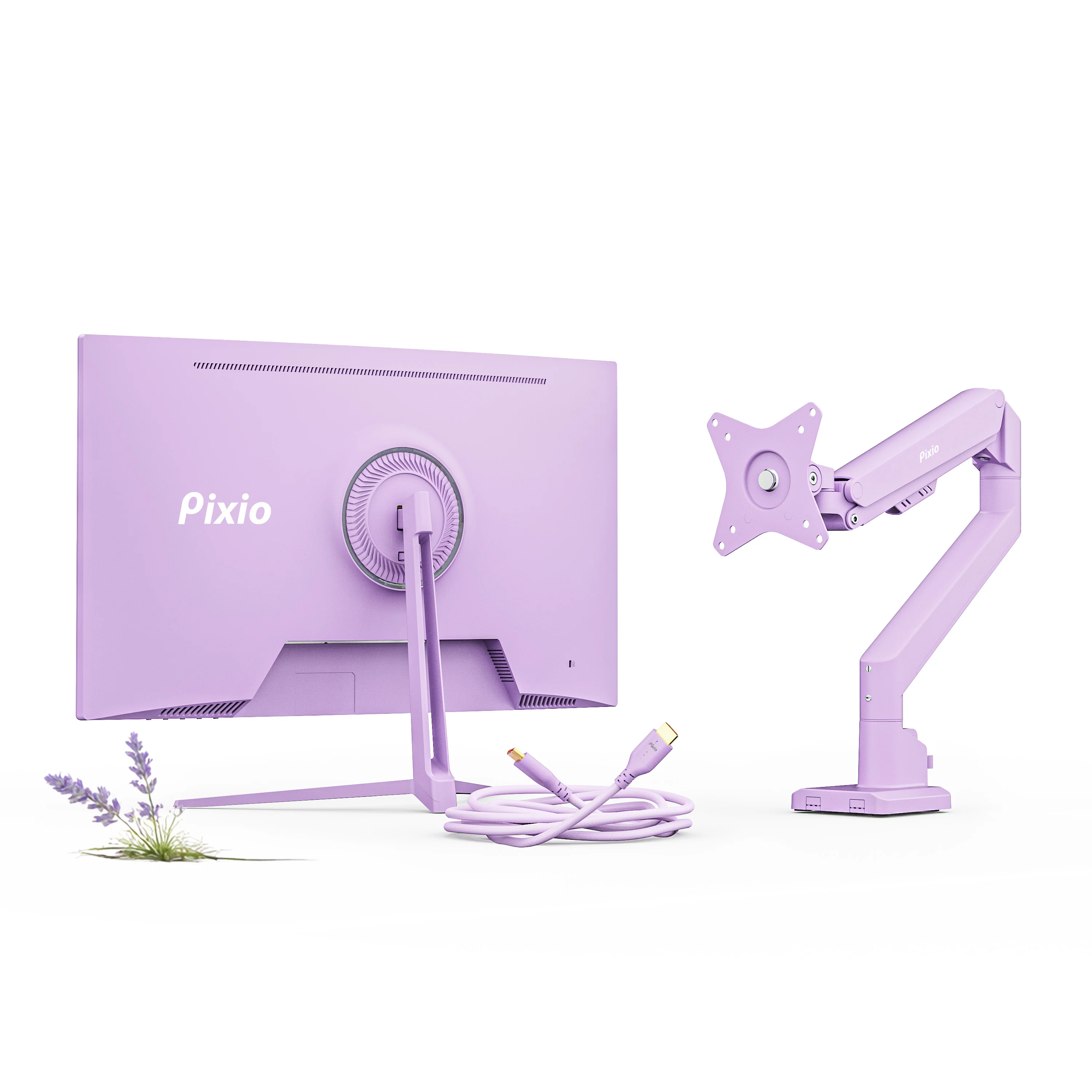 PX246 Wave Bundle: Includes Monitor Arm + Accessories - Image 6