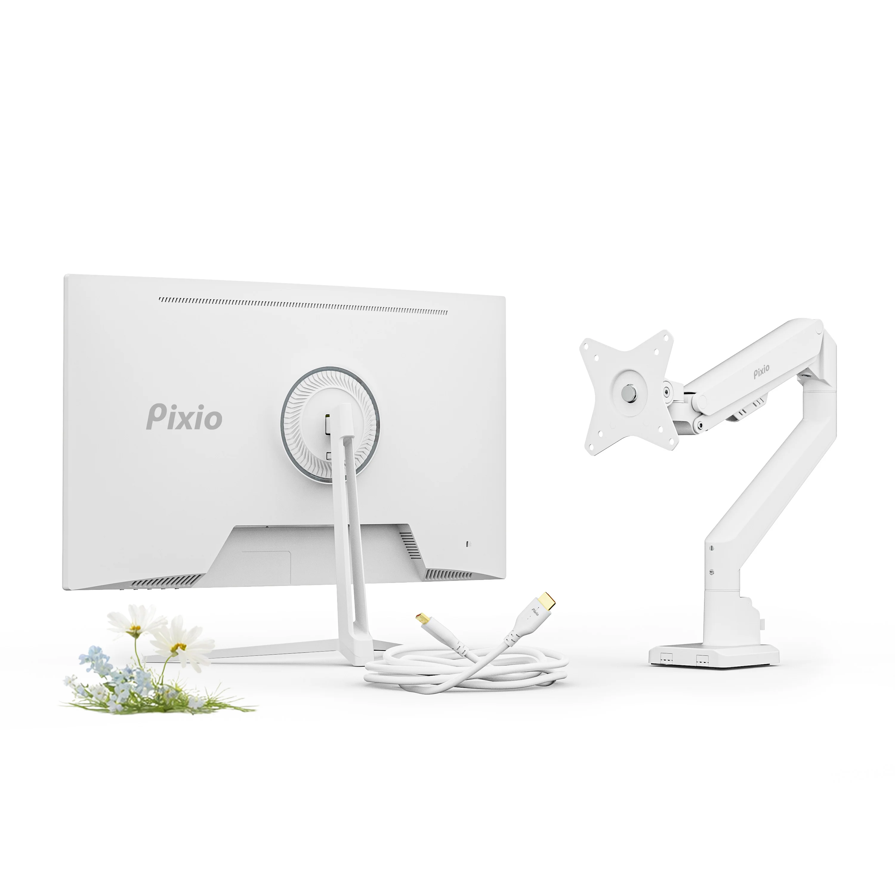 PX246 Wave Bundle: Includes Monitor Arm + Accessories - Image 5