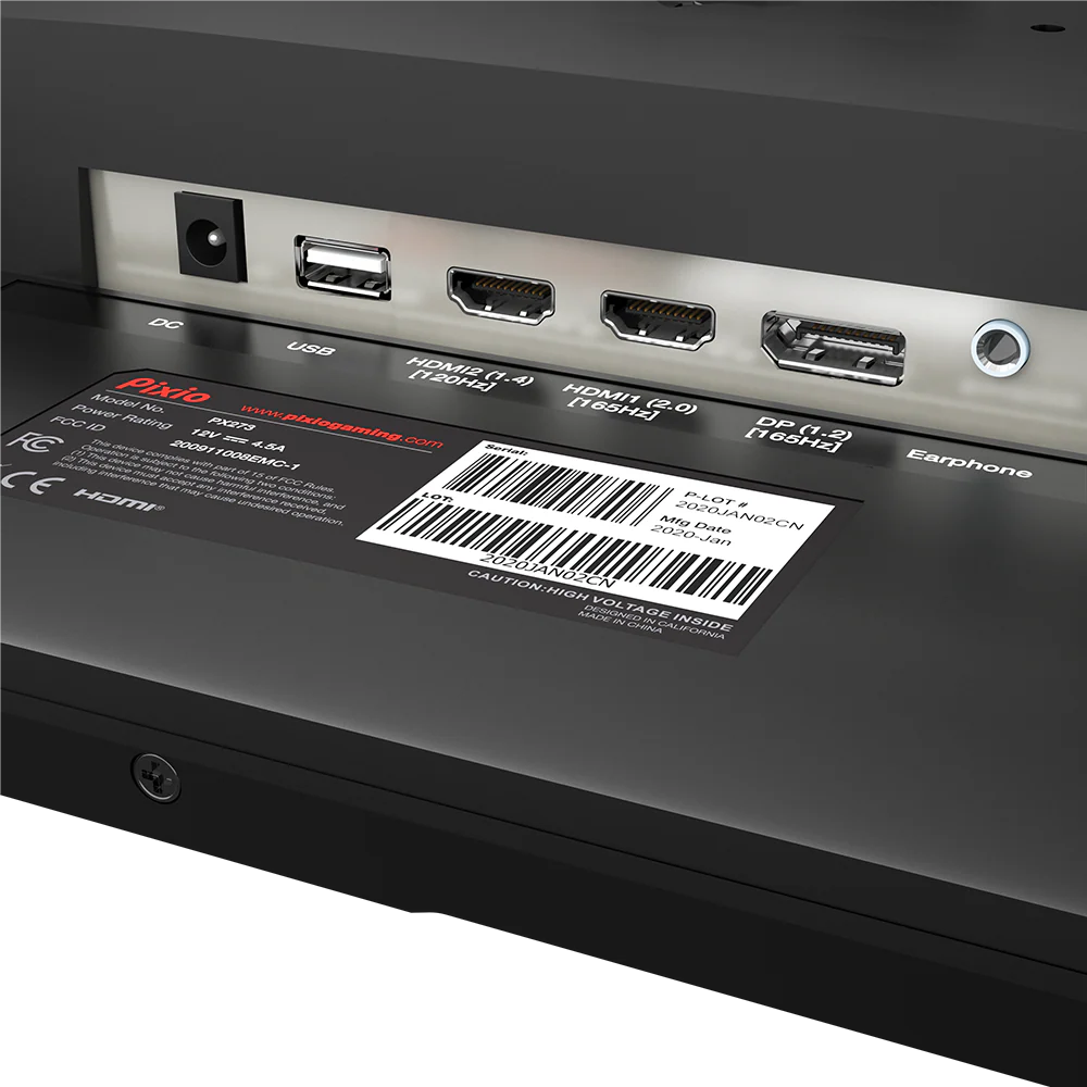 PX273 Gaming Monitor - Image 10