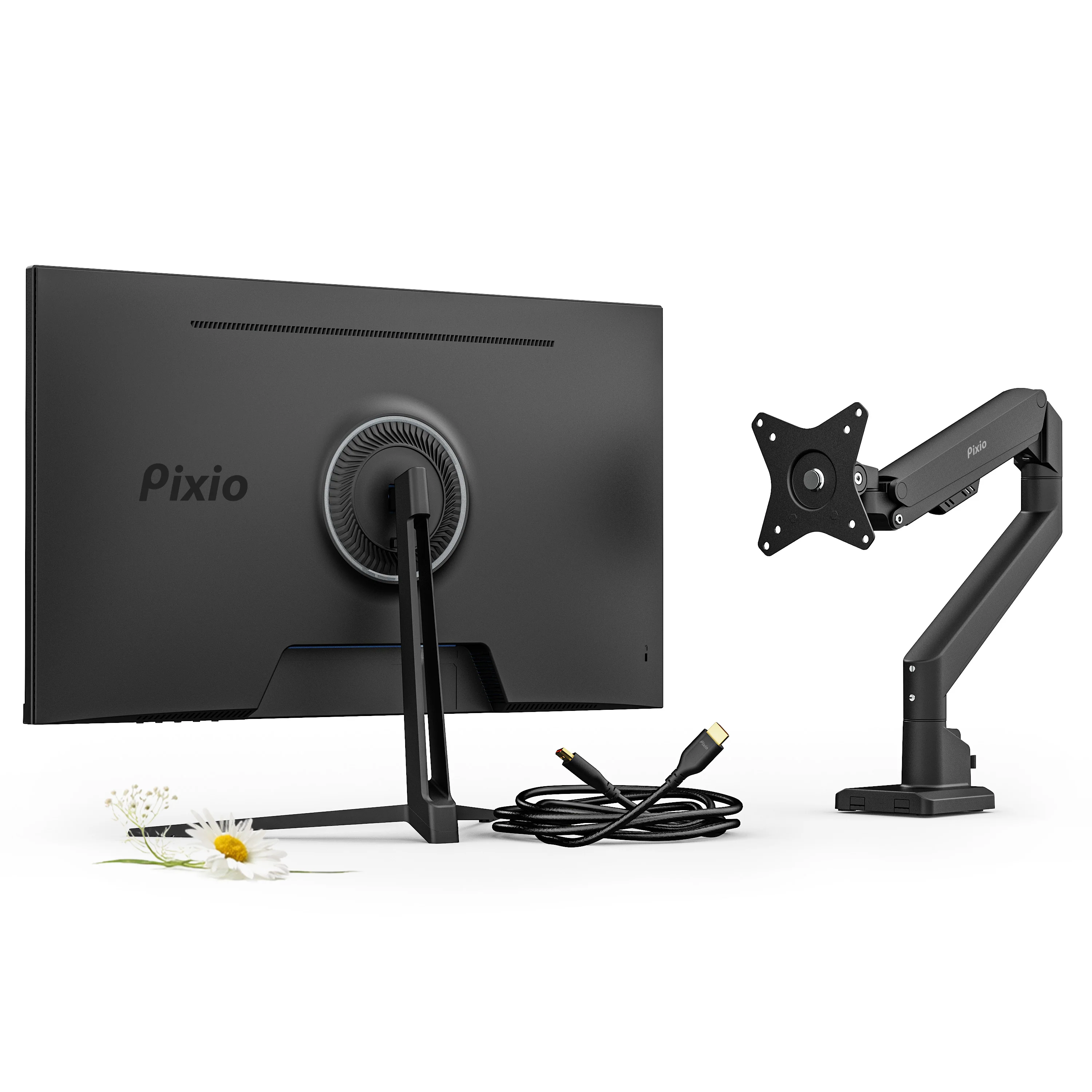 PX27U Wave Bundle: Includes Monitor Arm + Accessories - Image 5