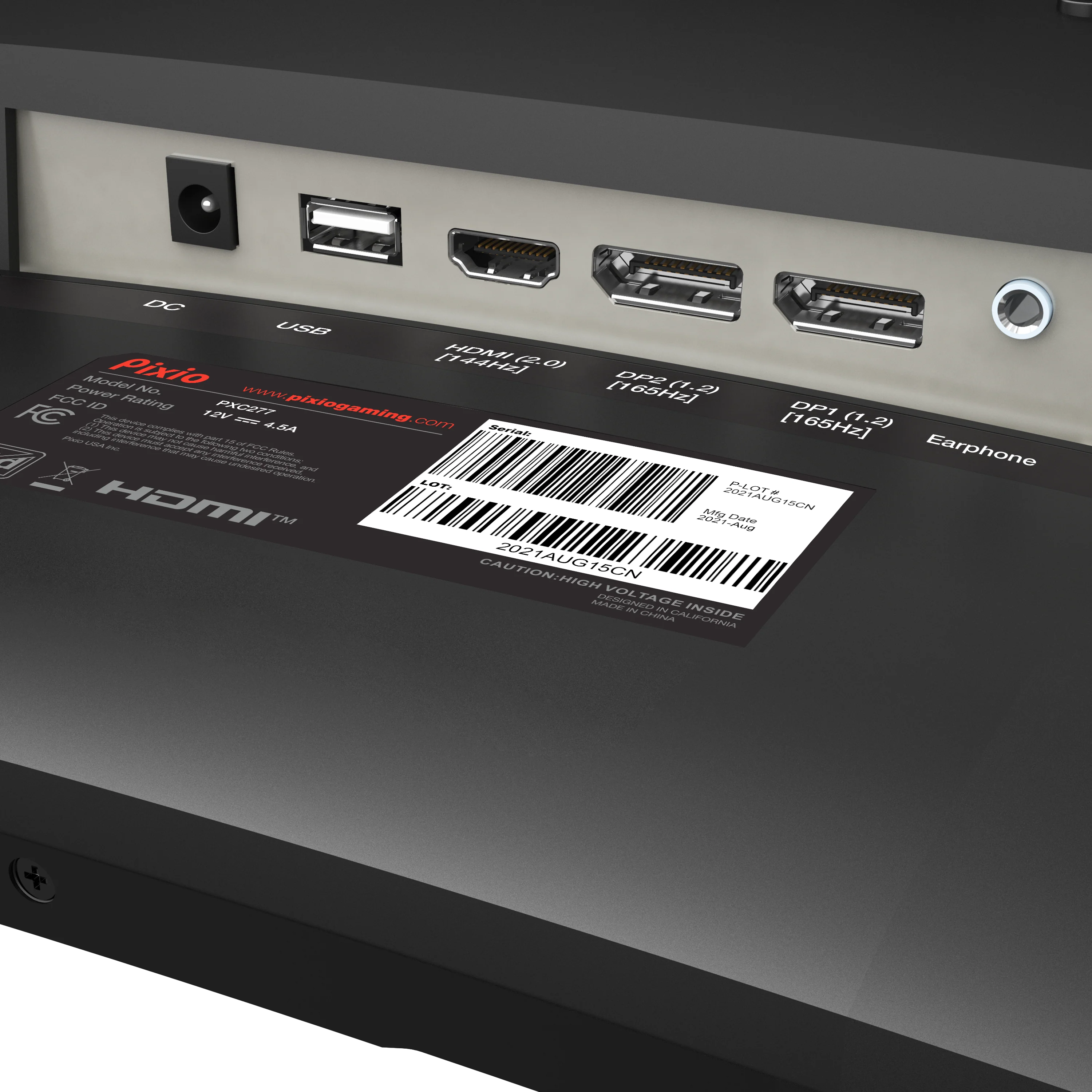 PXC277 Curved Gaming Monitor - Image 9