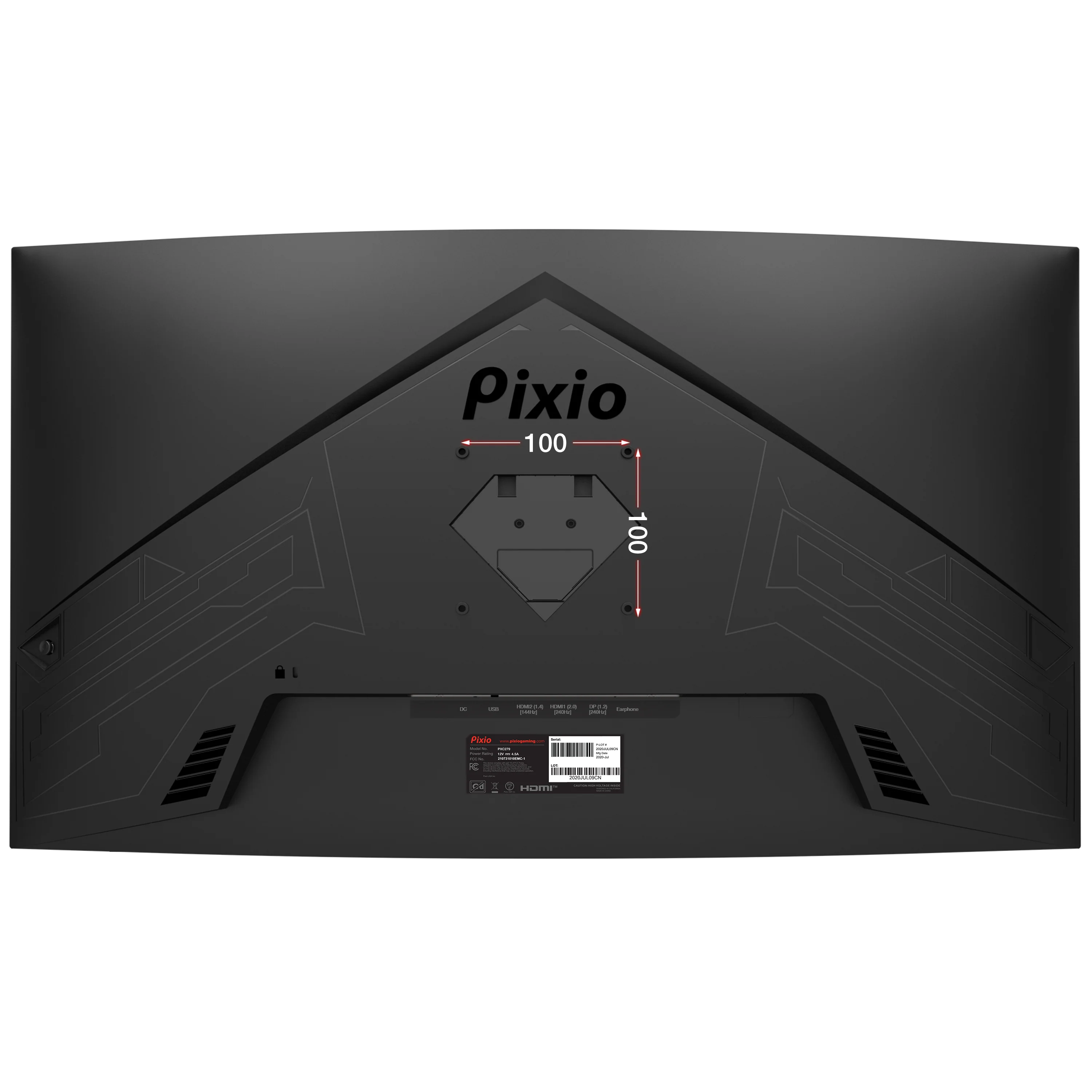 PXC279 Curved Gaming Monitor - Image 4