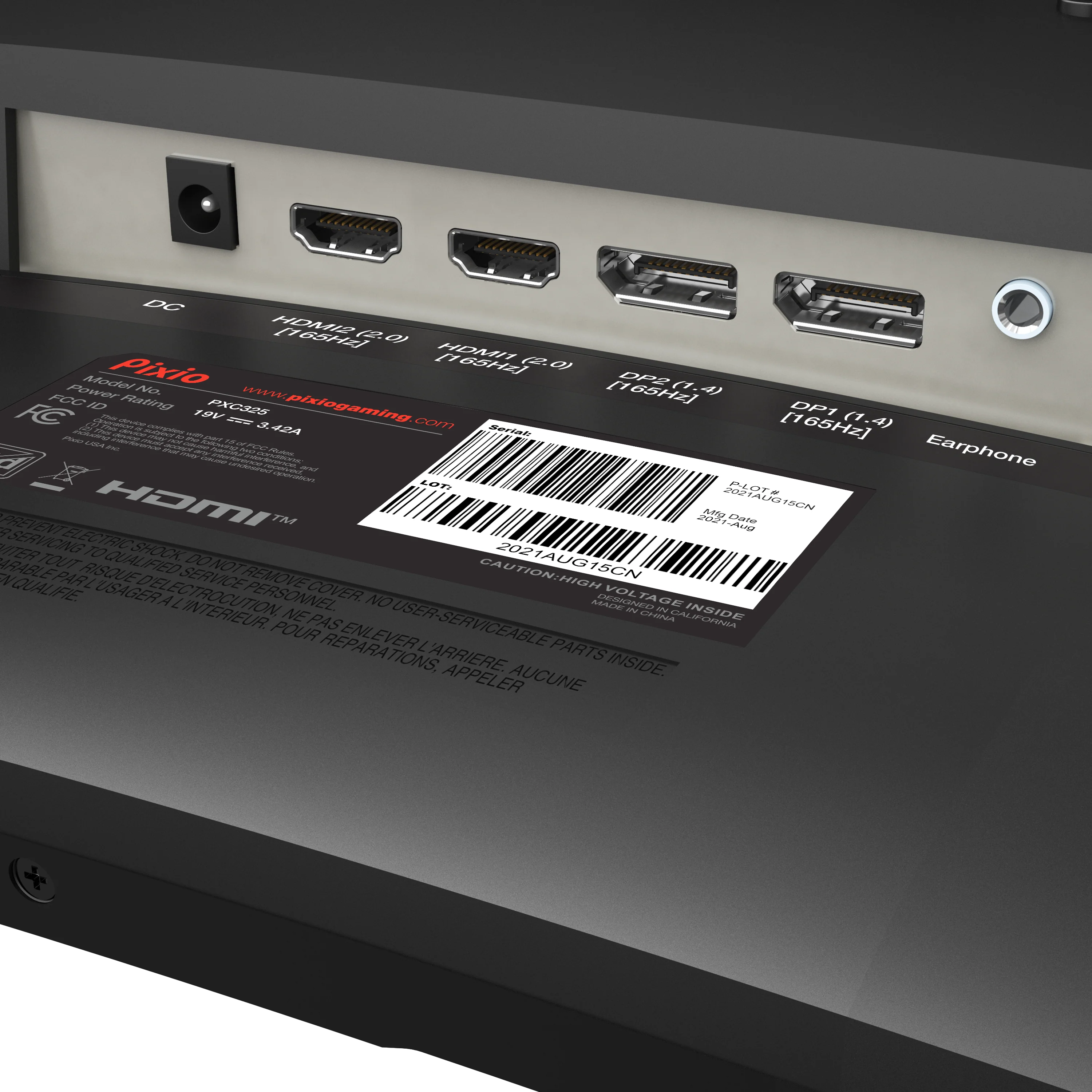 PXC325 Curved Gaming Monitor - Image 4