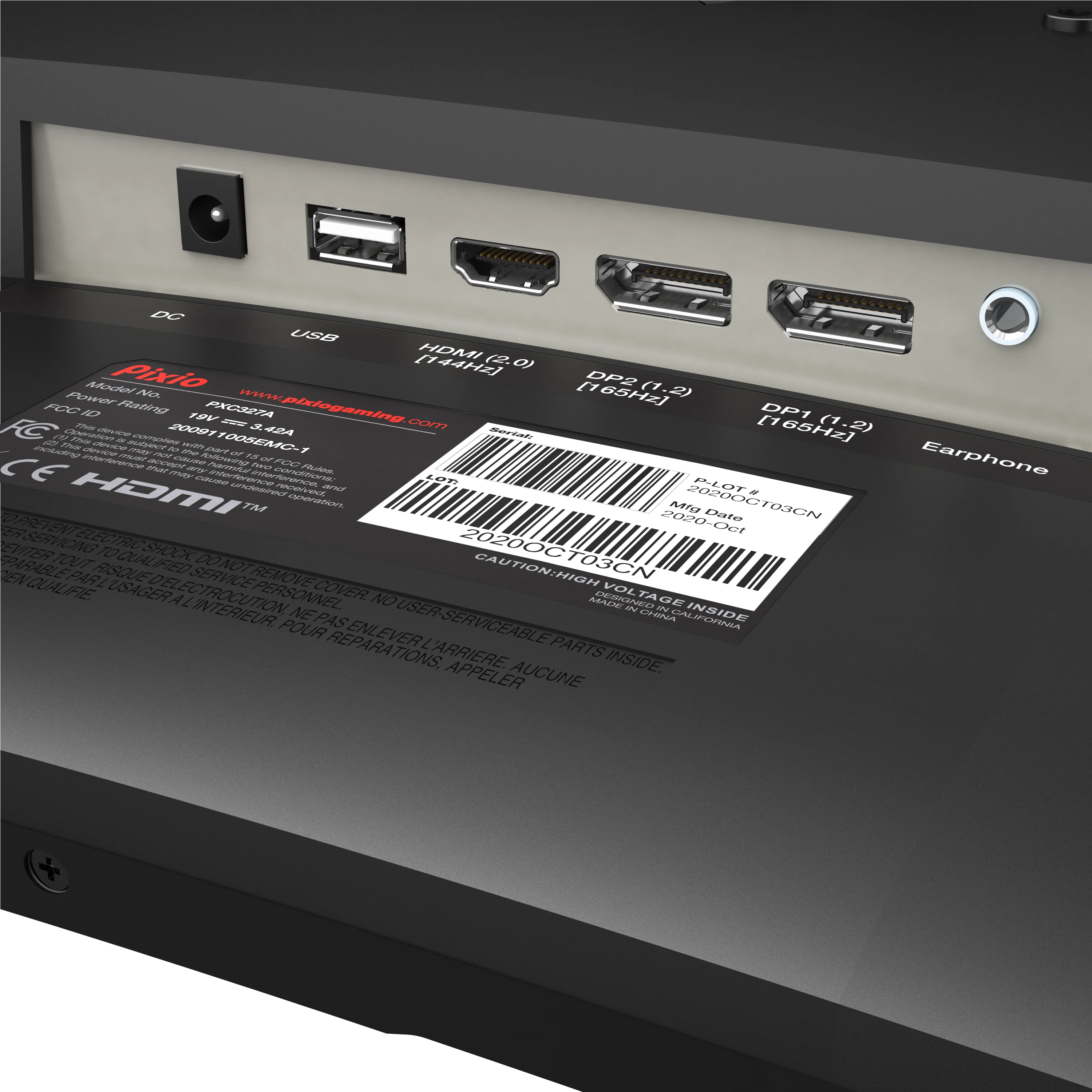 PXC327 Advanced Gaming Monitor - Image 8